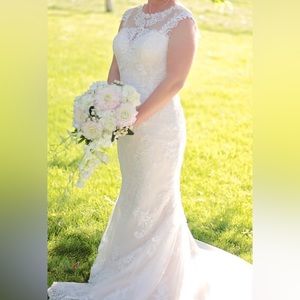 Casablanca Bridal Style 2198 has been altered for custom fit.